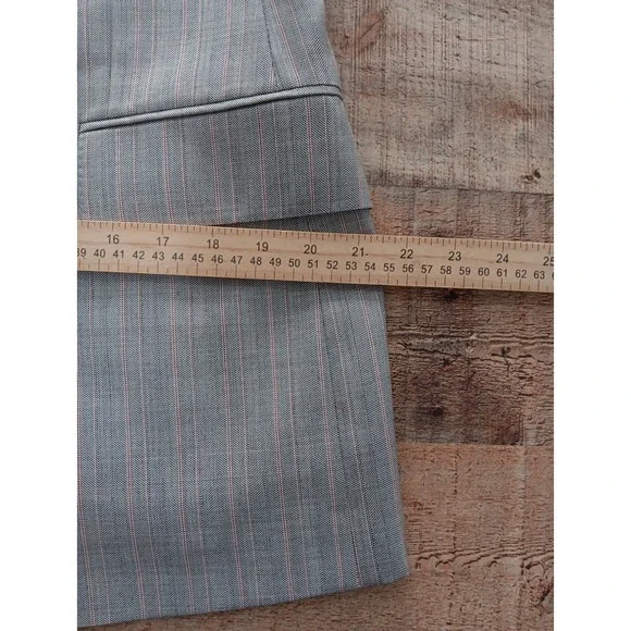 Yves Saint Laurent Rive Gauche Blazer Size 50r wool And silk Striped 2417 - Picture 9 of 16